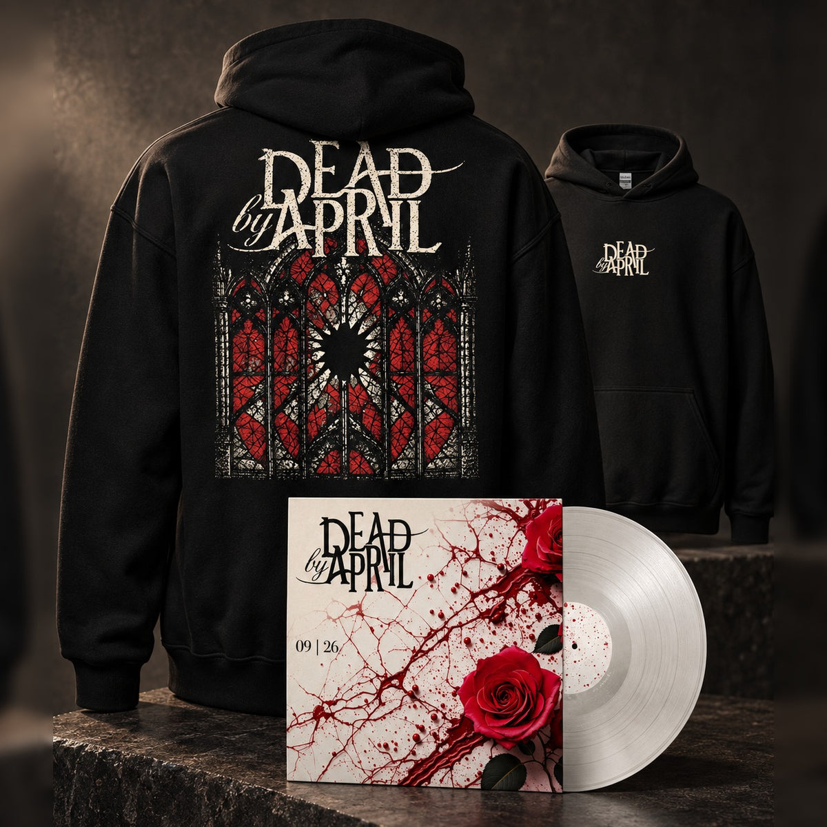 Cathedral bundle: signed 09|26 vinyl and Cathedral hoodie