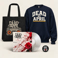 Night Shift bundle: signed 09|26 vinyl, navy Night Shift sweatshirt, Rehearsal tote bag and Broken Record embroidered patch