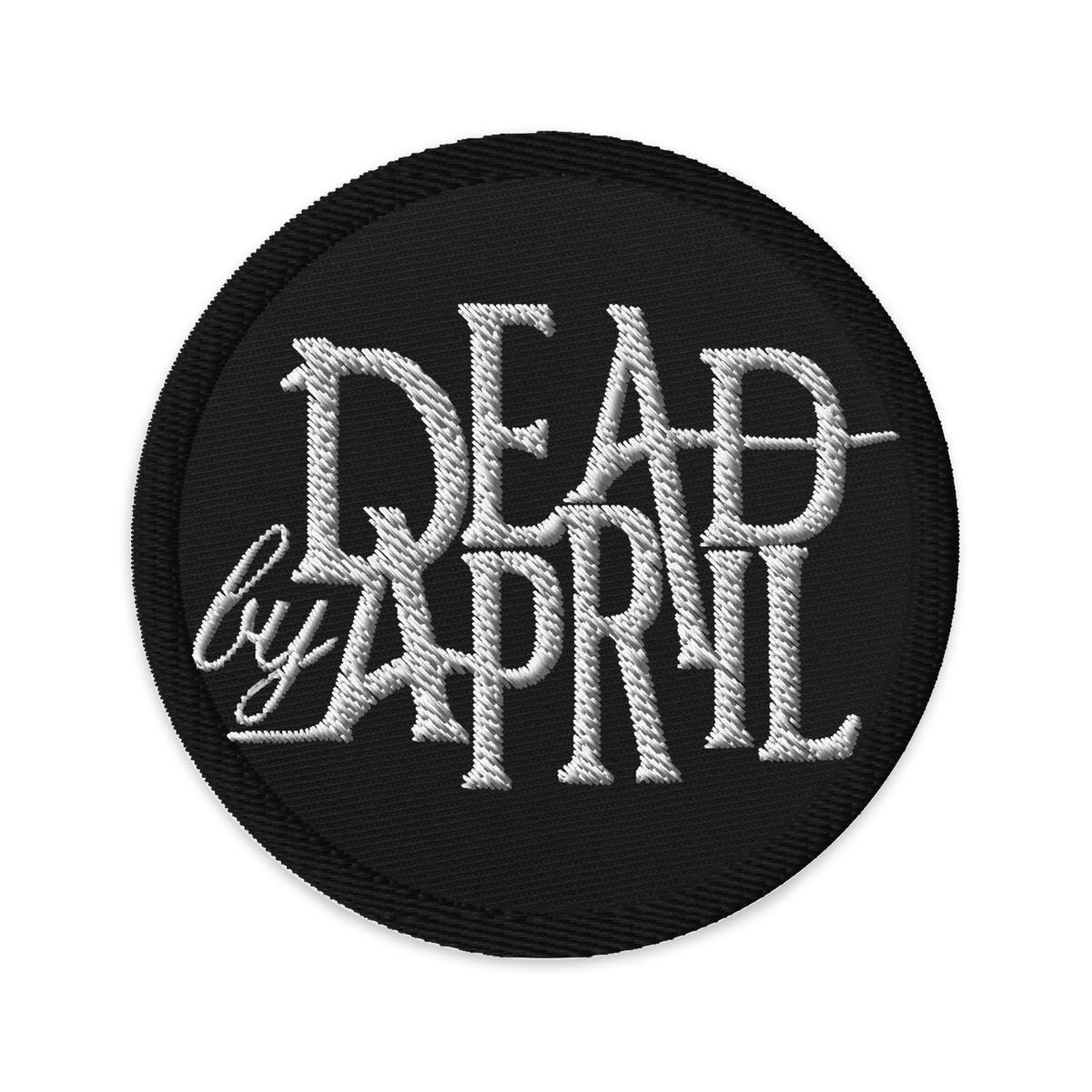 Embroidered Patch, Black Circle
