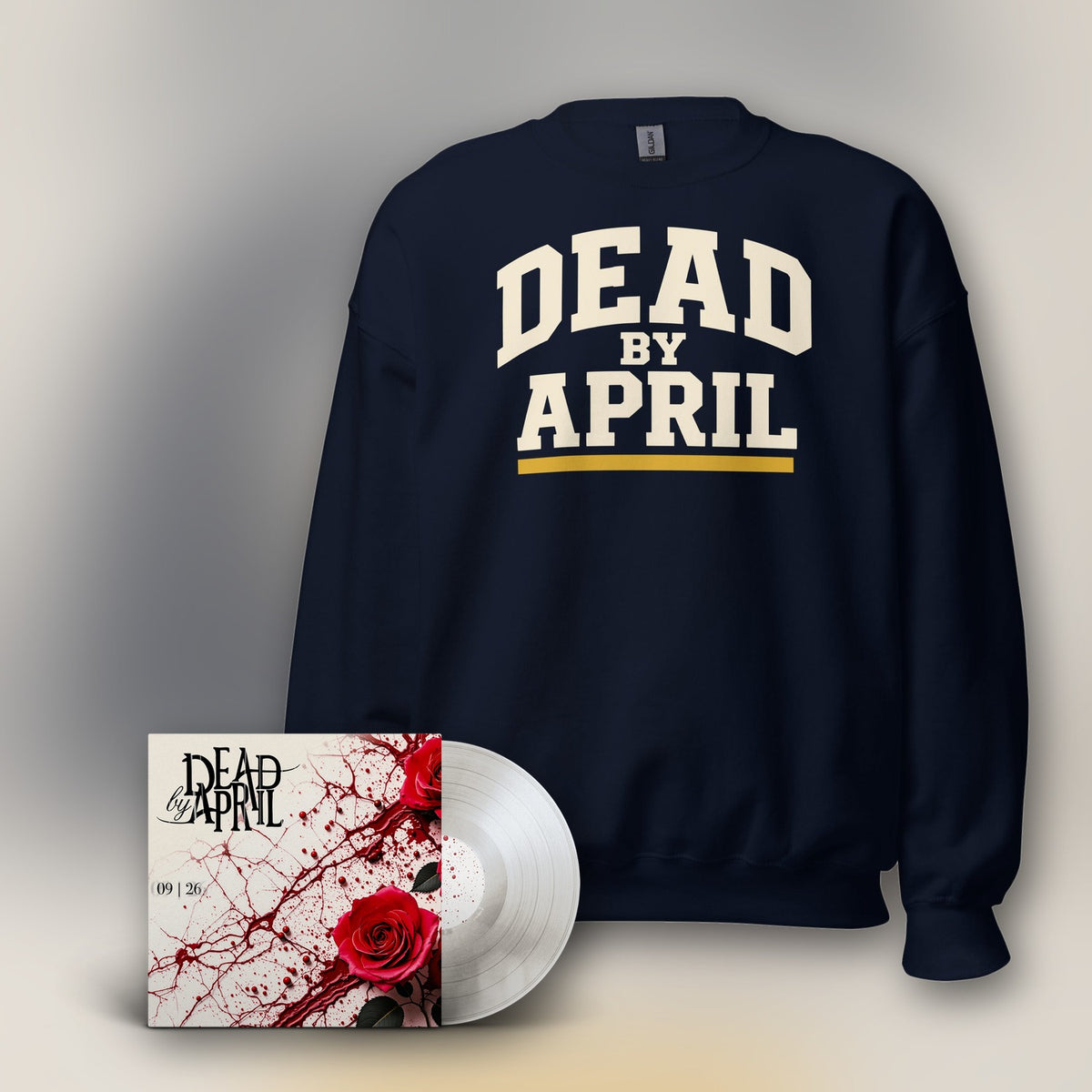 Night Shift bundle: signed 09|26 vinyl and navy Night Shift sweatshirt