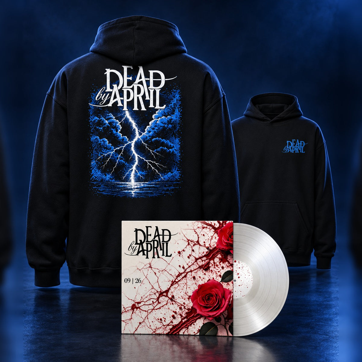 Storm Signal bundle: signed 09|26 vinyl and Storm Signal hoodie