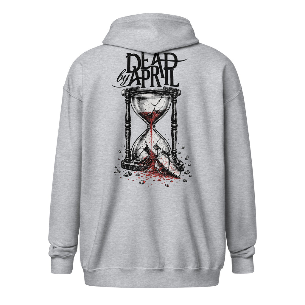 Split Second Zip Hoodie, Printful mockup